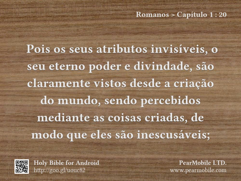 Romanos, Capítulo 1:20
